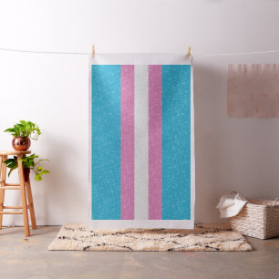 Tecido Bandeira do orgulho do Transgender do brilho