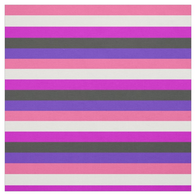 Tecido Bandeira do Orgulho Genderfluid (Modelo)
