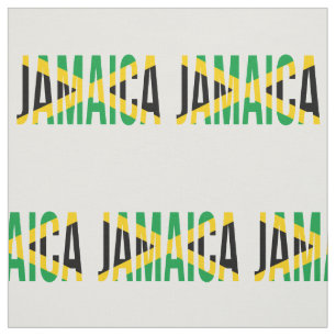 Tecido Bandeira Do Orgulho Jamaicano Na Jamaica