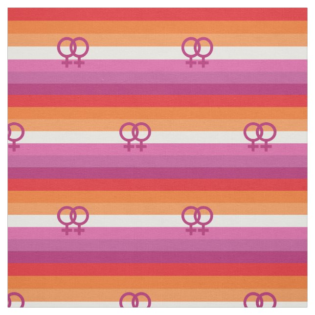 Tecido Bandeira do Orgulho Lésbico WLW (Modelo)