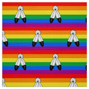 Tecido Bandeira do Orgulho LGBTQ+ com Duas Espíritos