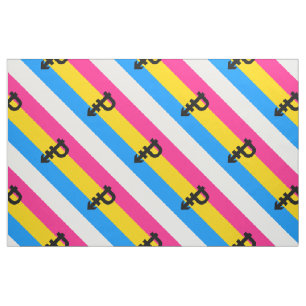 Tecido Bandeira do Orgulho Pansexual