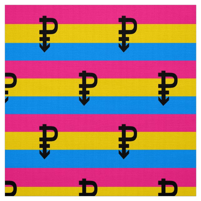 Tecido Bandeira do Orgulho Pansexual (Modelo)