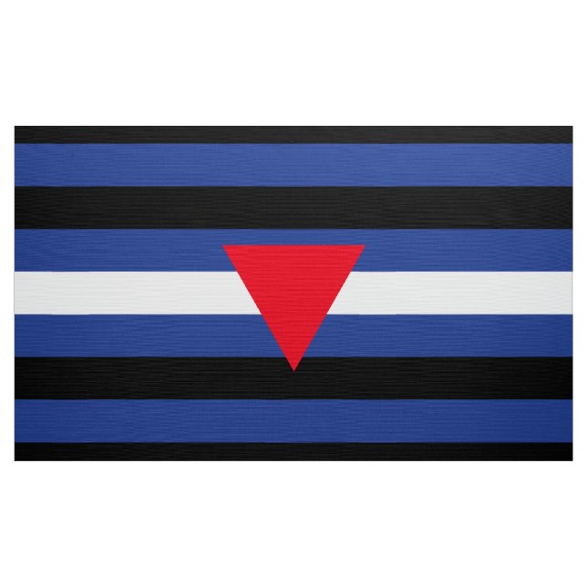 Tecido Bandeira do Orgulho Queer de Couro (Jarda)