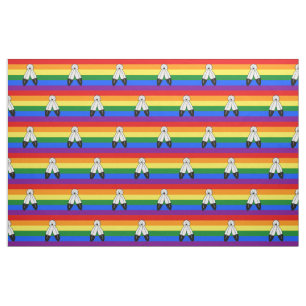 Tecido bandeira do orgulho two-spirit de SlipperyJoe simb