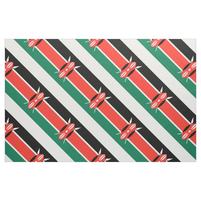 Tecido Bandeira do Quénia (Jarda)