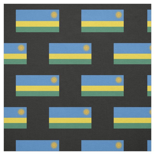Tecido Bandeira do Ruanda (Modelo)