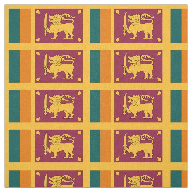 Tecido Bandeira do Sri Lanka (Modelo)