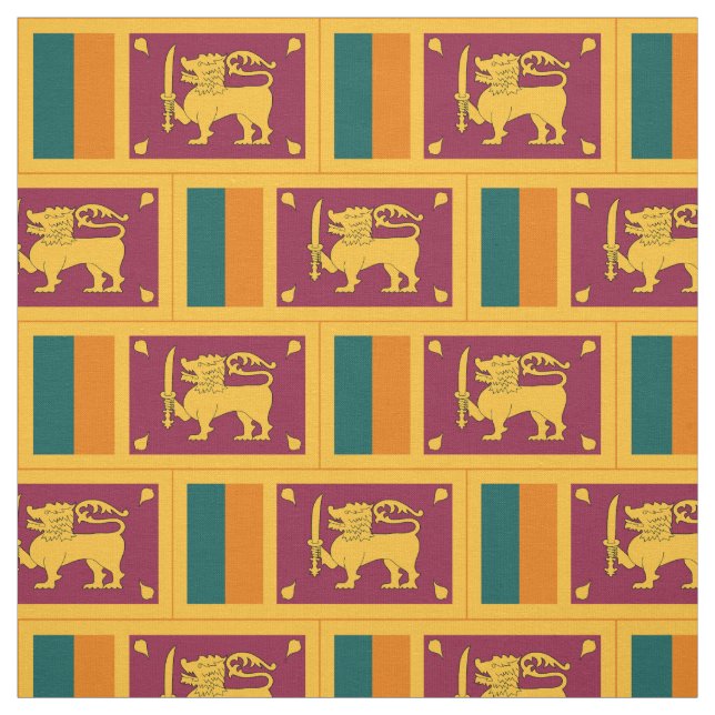 Tecido Bandeira do Sri Lanka (Modelo)