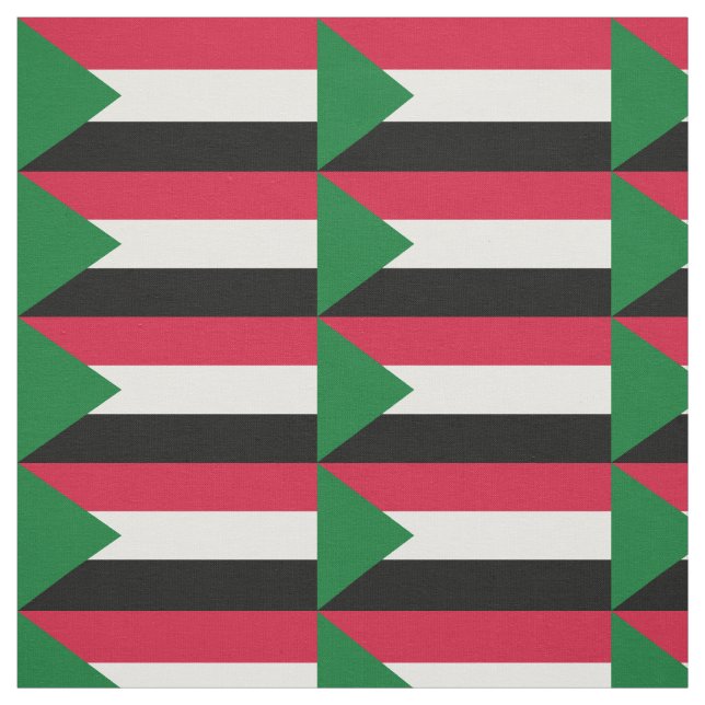 Tecido Bandeira do Sudão (Modelo)