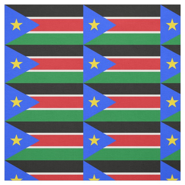 Tecido Bandeira do Sudão do Sul (Modelo)