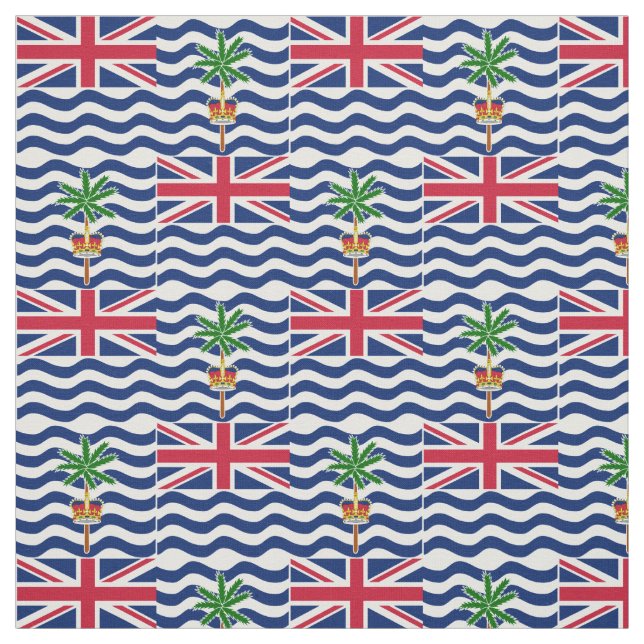 Tecido Bandeira do Território Britânico do Oceano Índico (Modelo)
