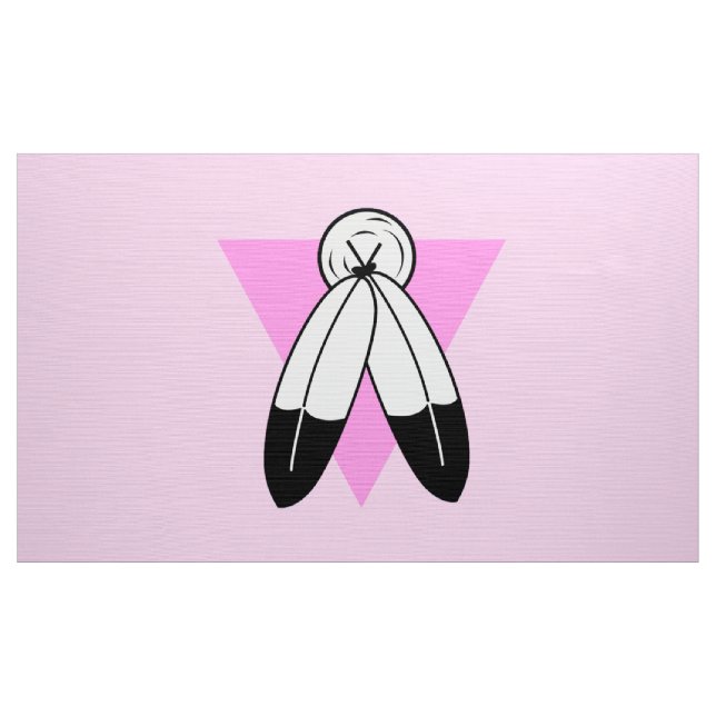 Tecido Bandeira do Triângulo Rosa Two-Spirit (Jarda)