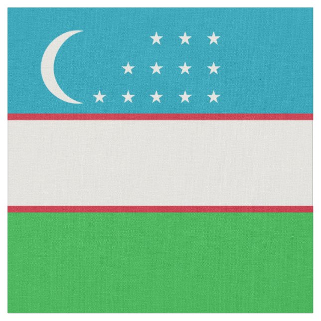 Tecido bandeira do Usbequistão (Detalhe)