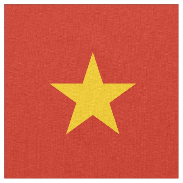 Tecido bandeira do Vietname (Detalhe)