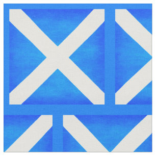 Tecido Bandeira do vintage de Scotland - o Saltire