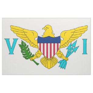 Tecido Bandeira dos E.U. Virgin Islands