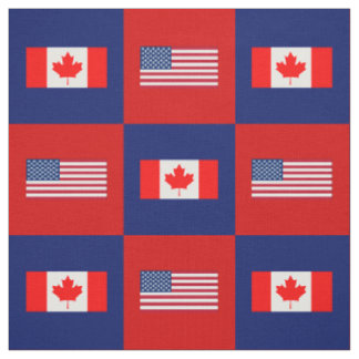 Tecido Bandeira dos Estados Unidos, Bandeira do Canadá em