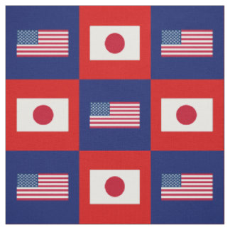 Tecido Bandeira dos Estados Unidos, Bandeira do Japão em 