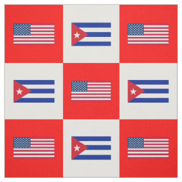 Tecido Bandeira dos Estados Unidos, Cuba Flag em Branco e