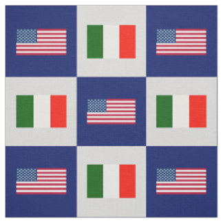 Tecido Bandeira dos Estados Unidos, Itália Bandeira da Ci