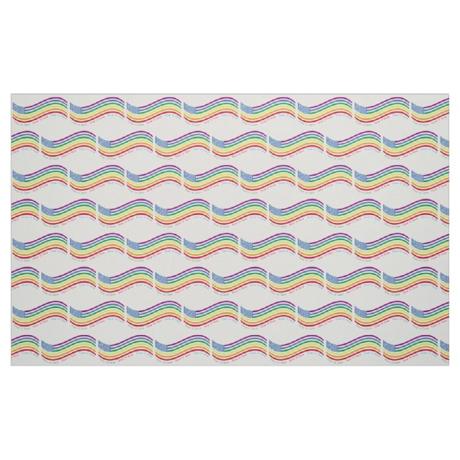 Tecido bandeira LGBT (Fat Quarter)
