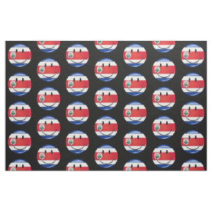 Tecido Bandeira lustrosa de Rican da costela