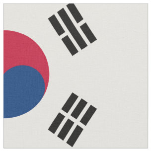 Tecido Bandeira nacional de Coreia do Sul