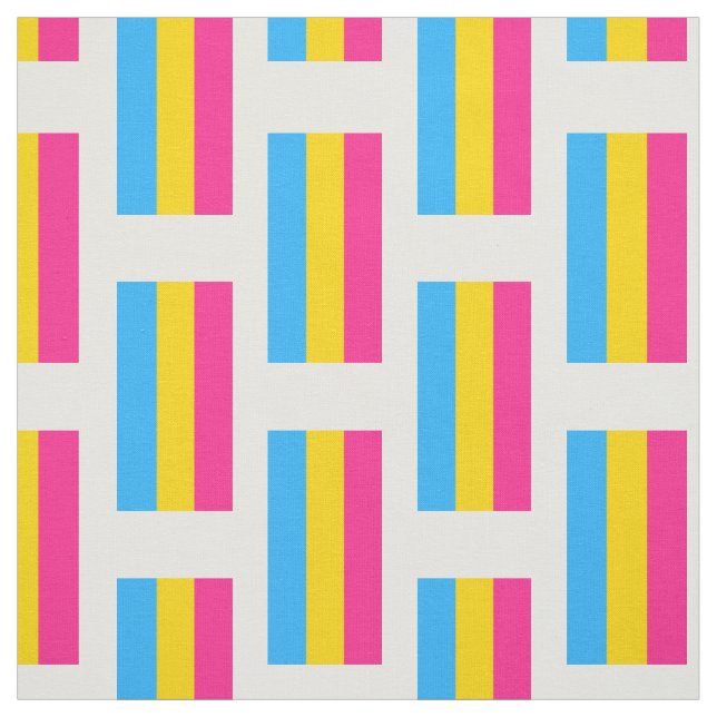 Tecido Bandeira Pansexual do orgulho (Modelo)