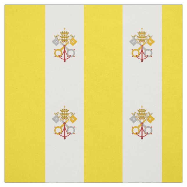 Tecido Bandeira Patriótica da Cidade do Vaticano (Modelo)