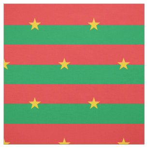 Tecido Bandeira Patriótica de Burkina Faso