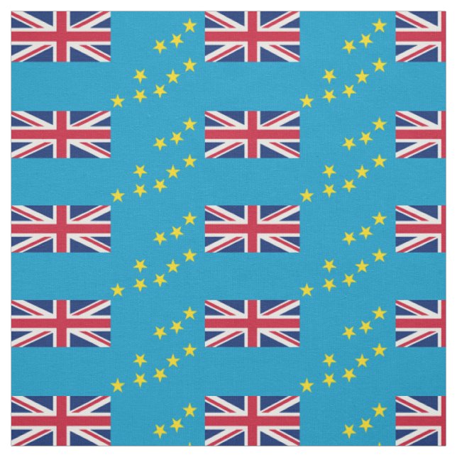 Tecido Bandeira Patriótica de Tuvalu (Modelo)