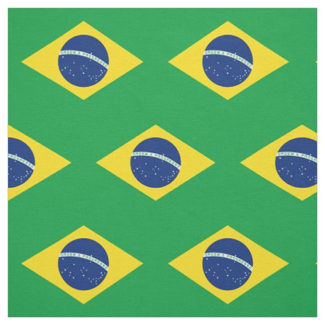 Tecido Bandeira Patriótica do Brasil (Modelo)