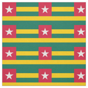 Tecido Bandeira Patriótica do Togo