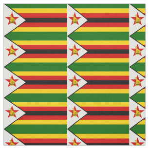 Tecido Bandeira Patriótica do Zimbabué