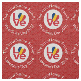 Tecido Bandeira Personalizada do Amor do Chade Vermelho