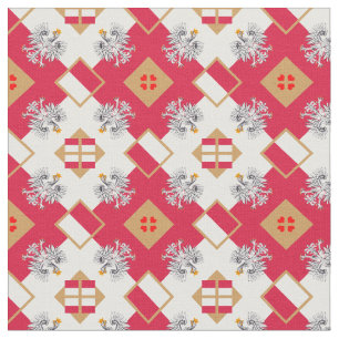 Tecido Bandeira polonesa e Polônia Águia, moda do Tecid