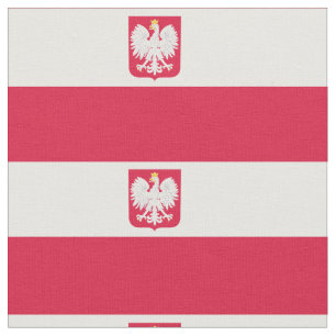 Tecido Bandeira Polonesa Emblem - Polônia Polska - Herb