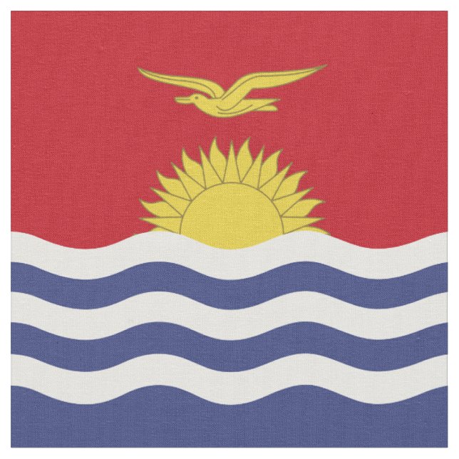 Tecido bandeira quiribatiana (Detalhe)