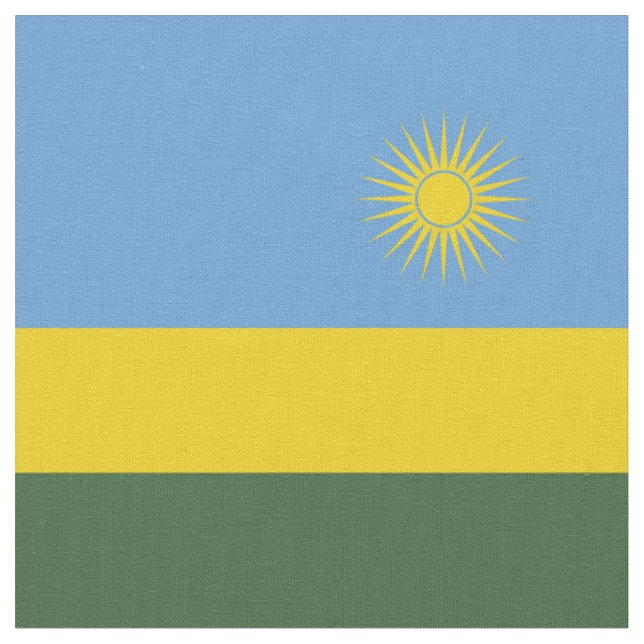 Tecido Bandeira Ruanda (Detalhe)
