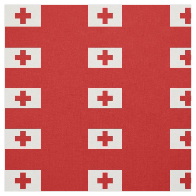 Tecido Bandeira Tonga Patriótica (Modelo)