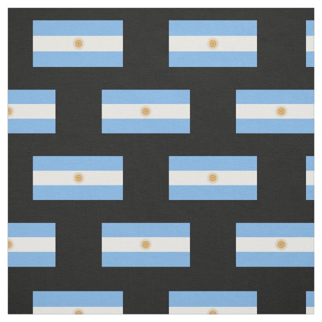 Tecido Bandeira tradicional da Argentina (Modelo)