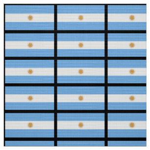 Tecido Bandeira tradicional de Argentina