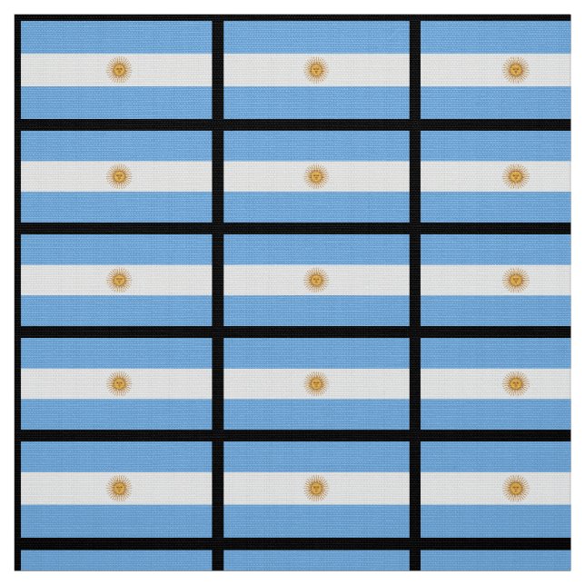 Tecido Bandeira tradicional de Argentina (Modelo)