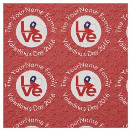 Tecido Bandeira Vermelha de Amor PERSONALIZADA do Chile