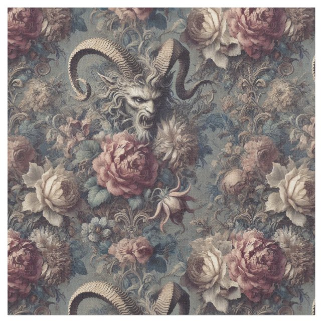 Tecido Barroco - Azulejo Clássico Vitoriano Gótico (Detalhe)