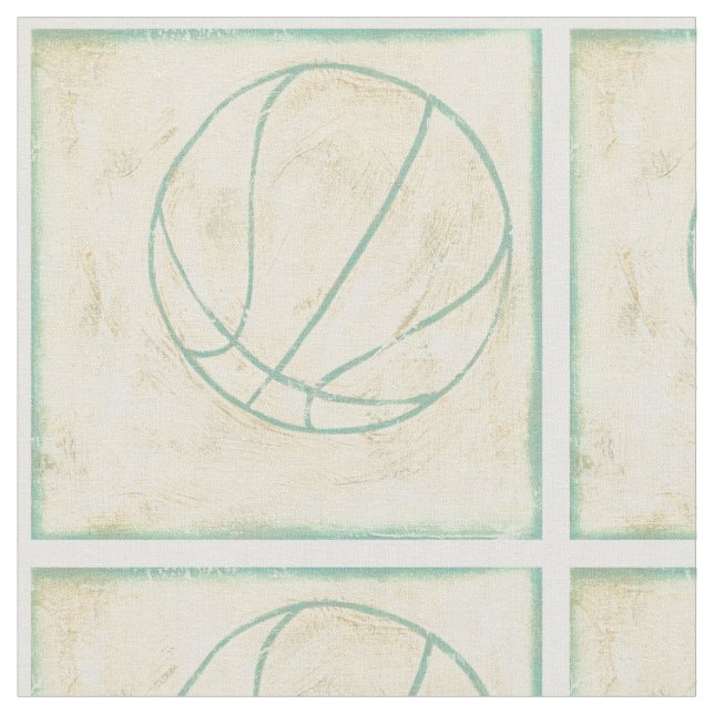Tecido Basquete Azul de Chariklia Zarris (Detalhe)