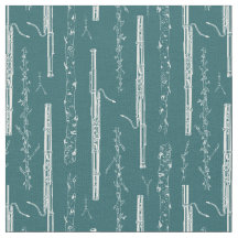 Bassoon Instrumento Música Orquestra Banda Teal