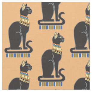 Tecido Bastet ou Bast. Deusa Egípcia Aciente