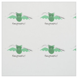 Tecido Bat Verde Fangtástico